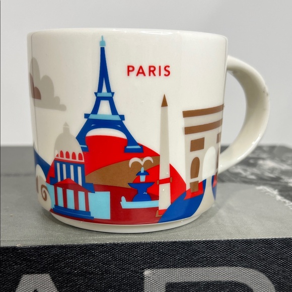 STARBUCKS | Paris Mug with Blue and Red Design - Picture 1 of 7